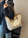 Summer straw woven large-capacity bag for women, 2025 new style, niche and versatile woven bag, stylish commuting single-shoulder tote bag Item Picture